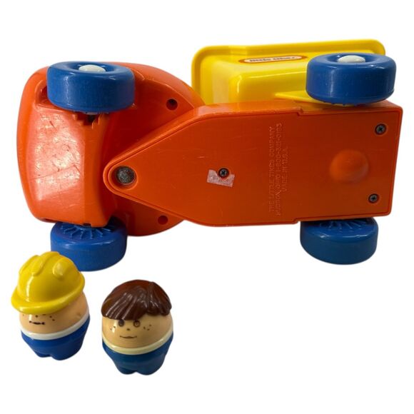 Little Tikes Dollhouse Toddle Tots Figures and Dump Truck VTG - Picture 6 of 6
